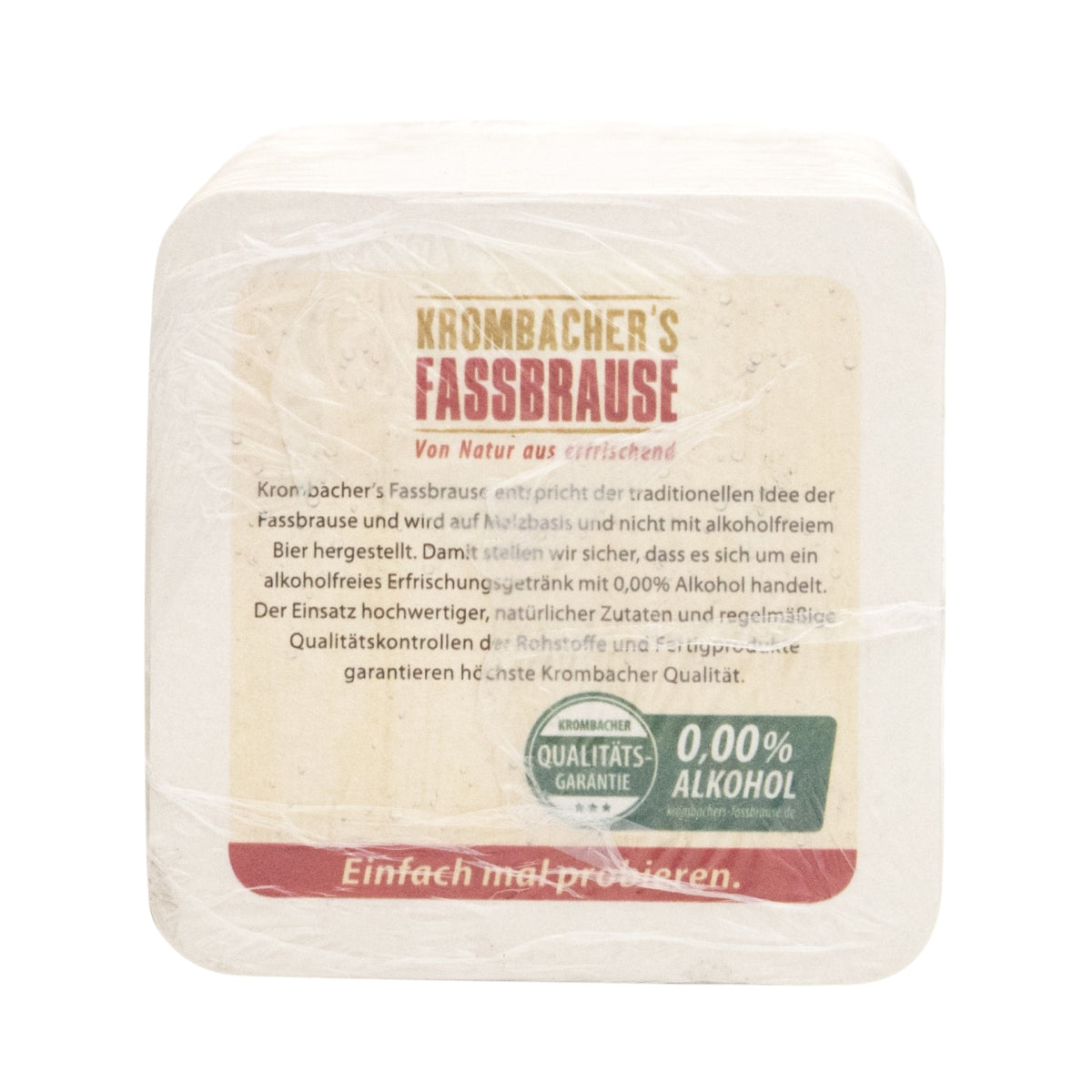 80 Krombacher beer coasters with Fassbrause – View 2
