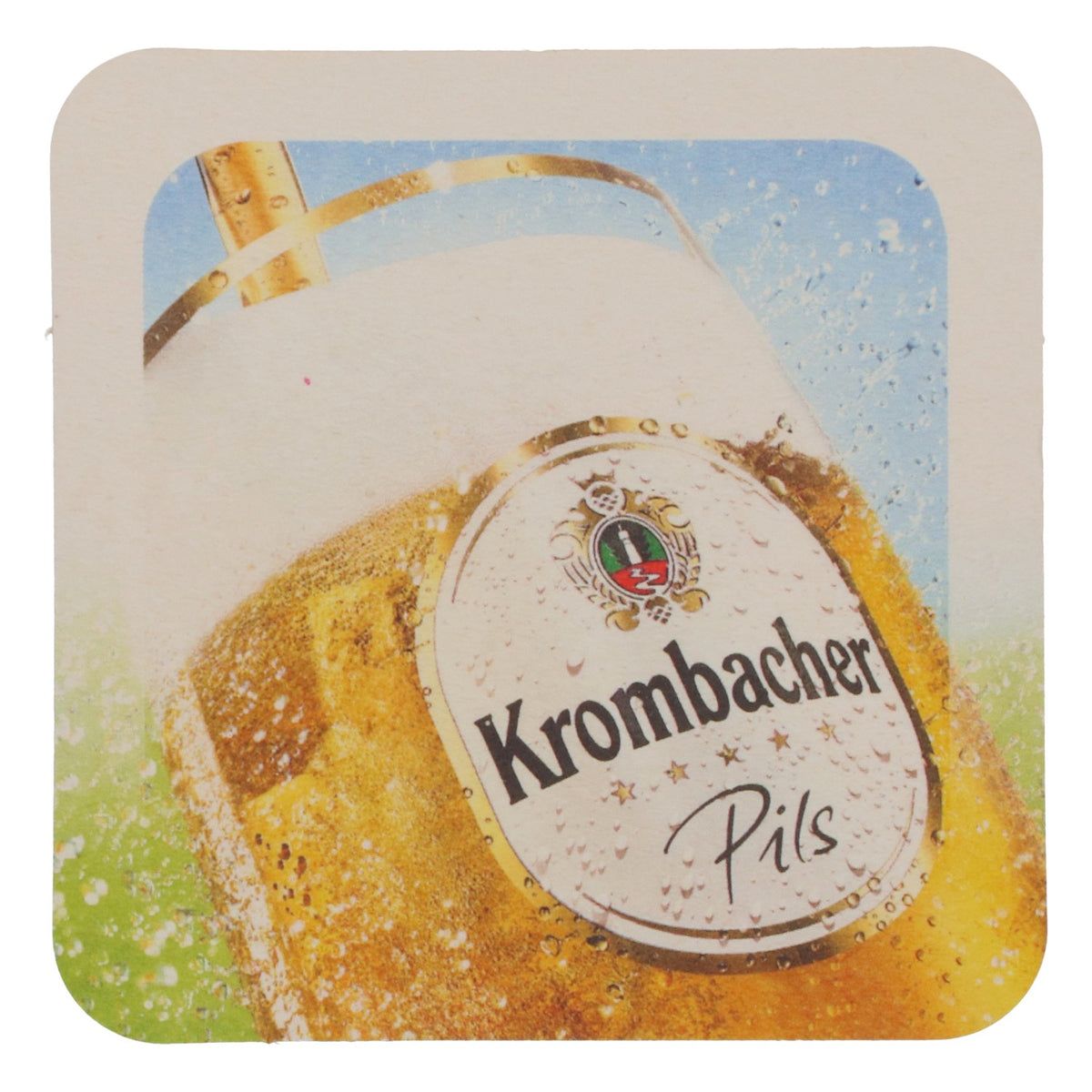 80 Krombacher Beer Coasters, Large Pilsner Glass—A Gem of Nature – View 4