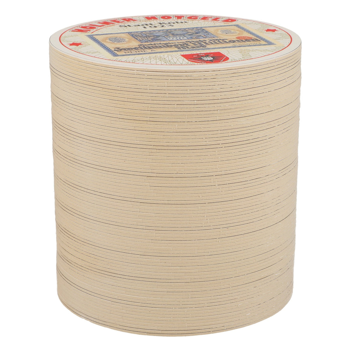 80x Reissdorf beer coasters "Cologne emergency money" Two hundred million marks – View 2