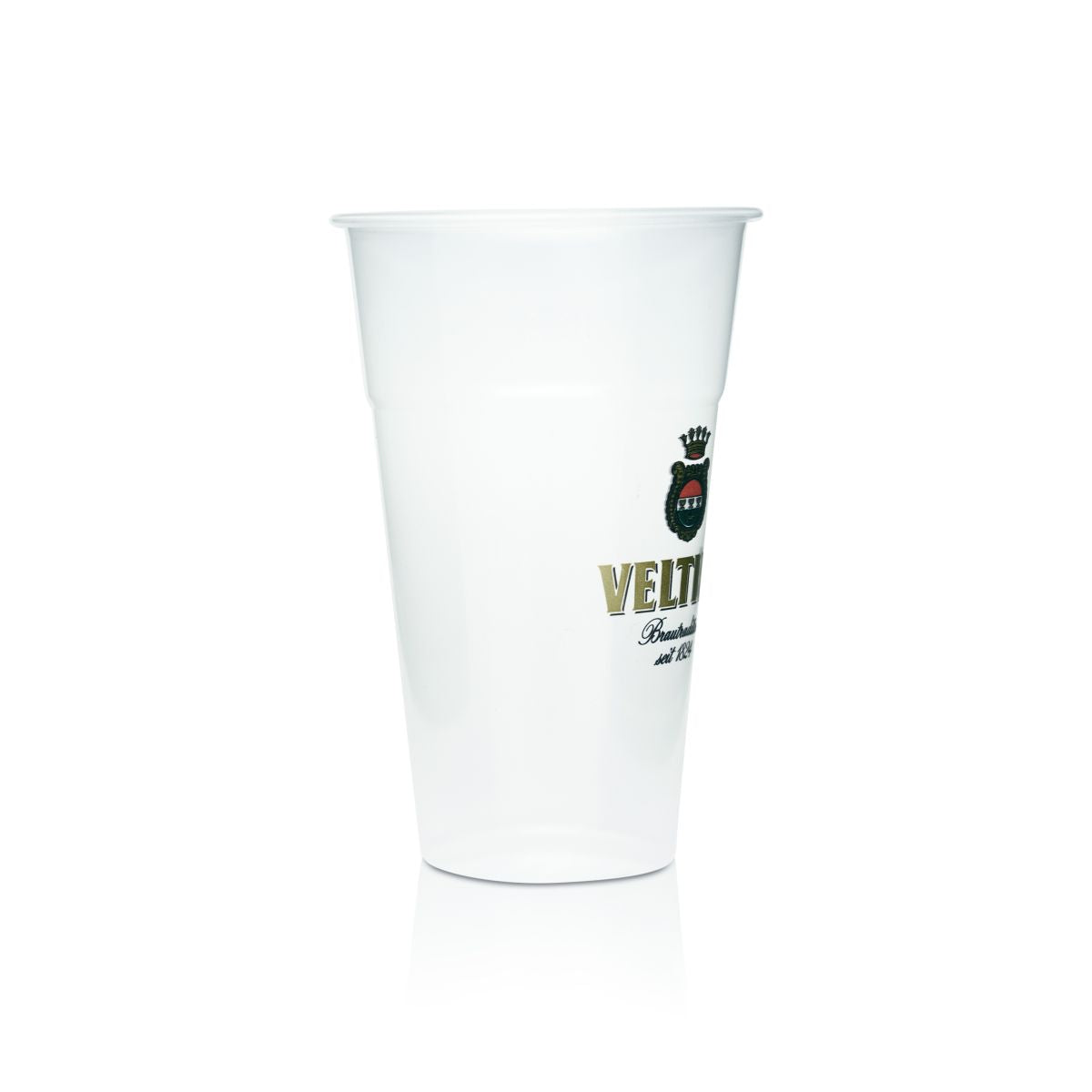 80x Veltins beer glass 0.3l plastic disposable beer cup plastic cup – View 3