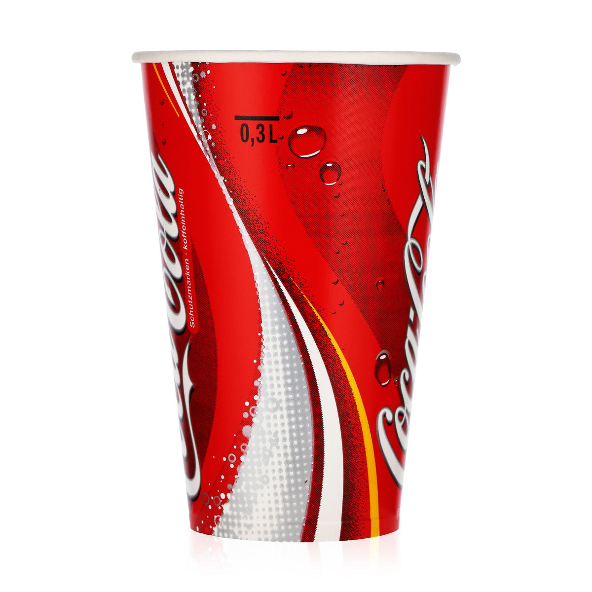 85 Coca-Cola Soft Drink Glass 0.3 L Paper Cups, Disposable (Set of 85) – View 4