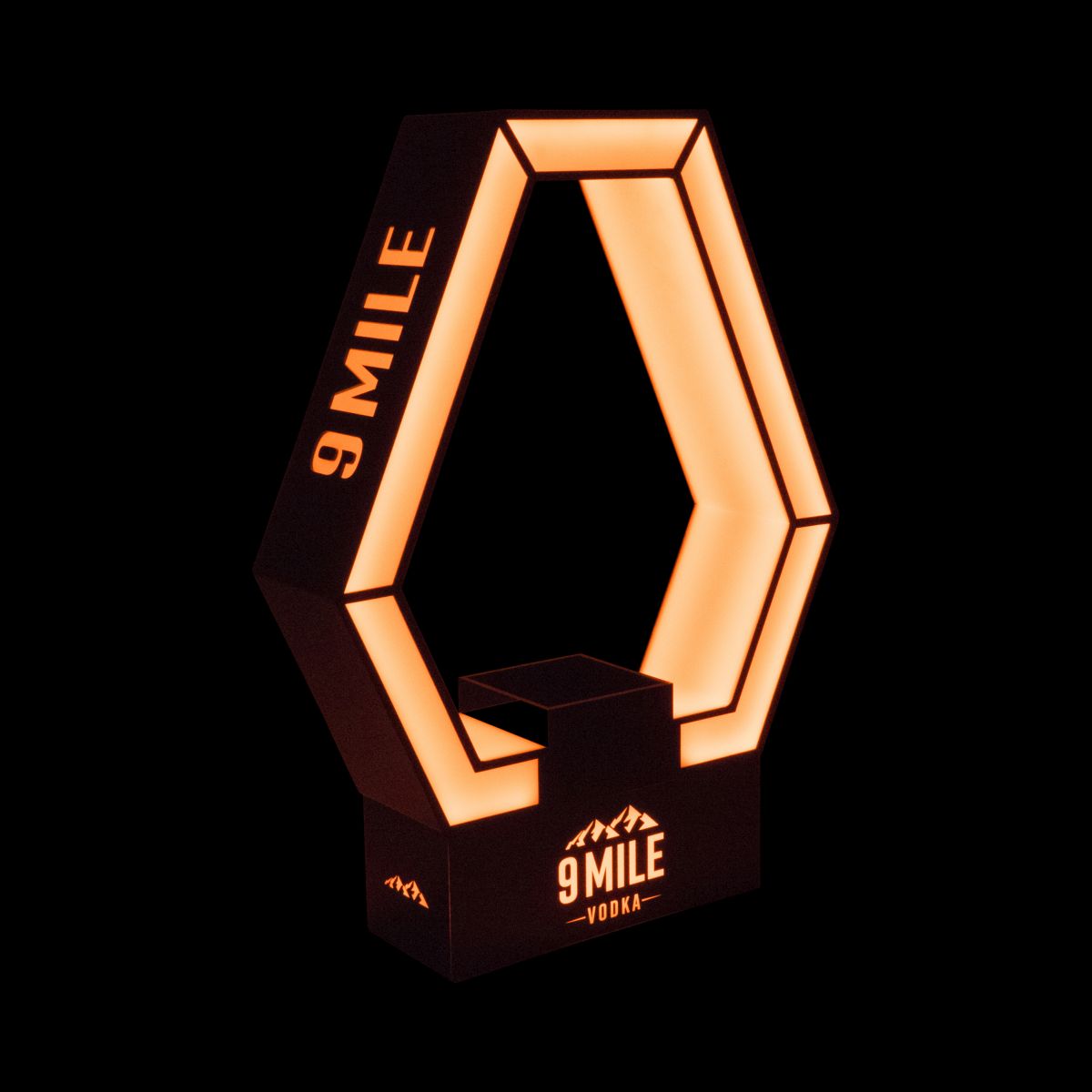 9 Mile Glorifier Exclusive Bottle Presenter LED Bottle Presenter Luminated