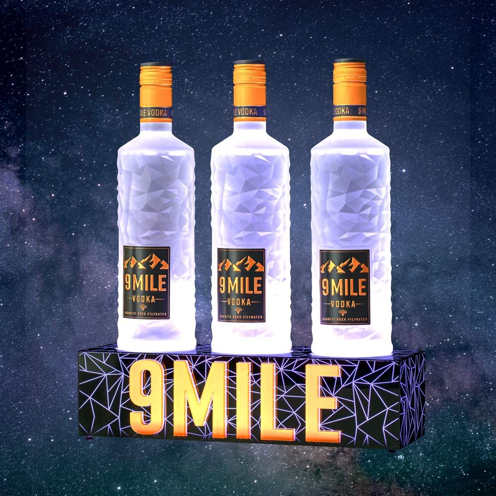9 Mile Glorifier LED Bottle Glorifier Bottle Display Stand Bar Decoration Show