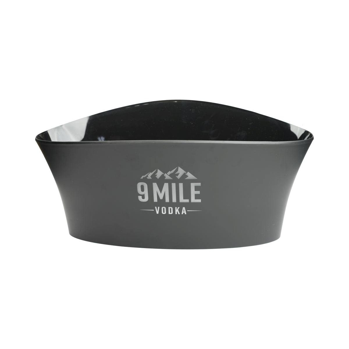 9 Mile Vodka LED rechargeable bottle cooler ice cube container black Jeroboam