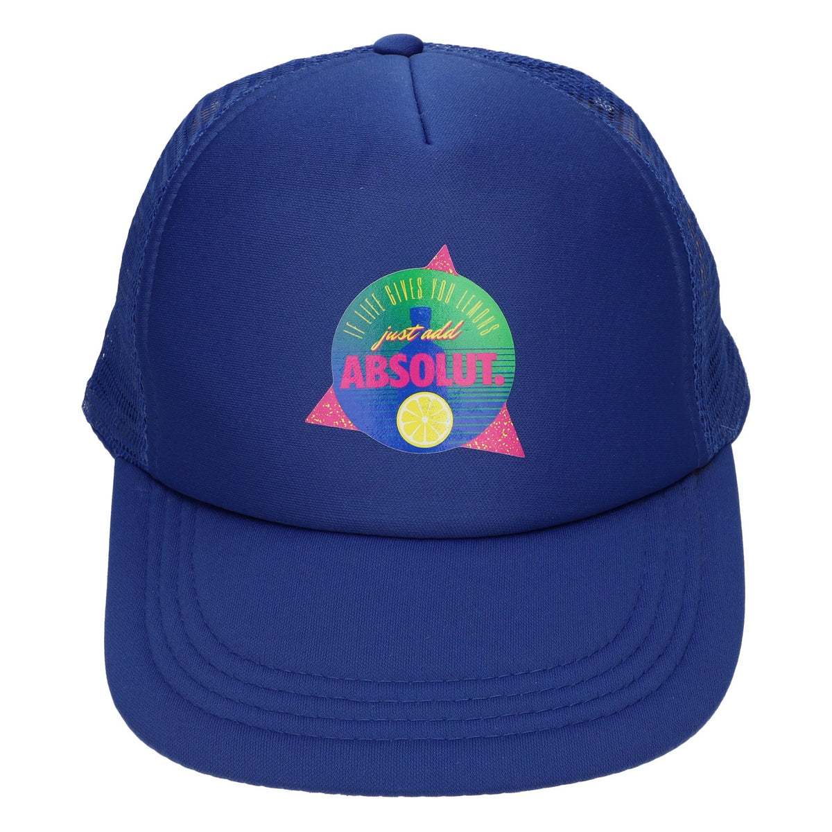 Absolute Cap Blue Snapback Baseball Cap Adjustable Size Unisex Trucker – View 3