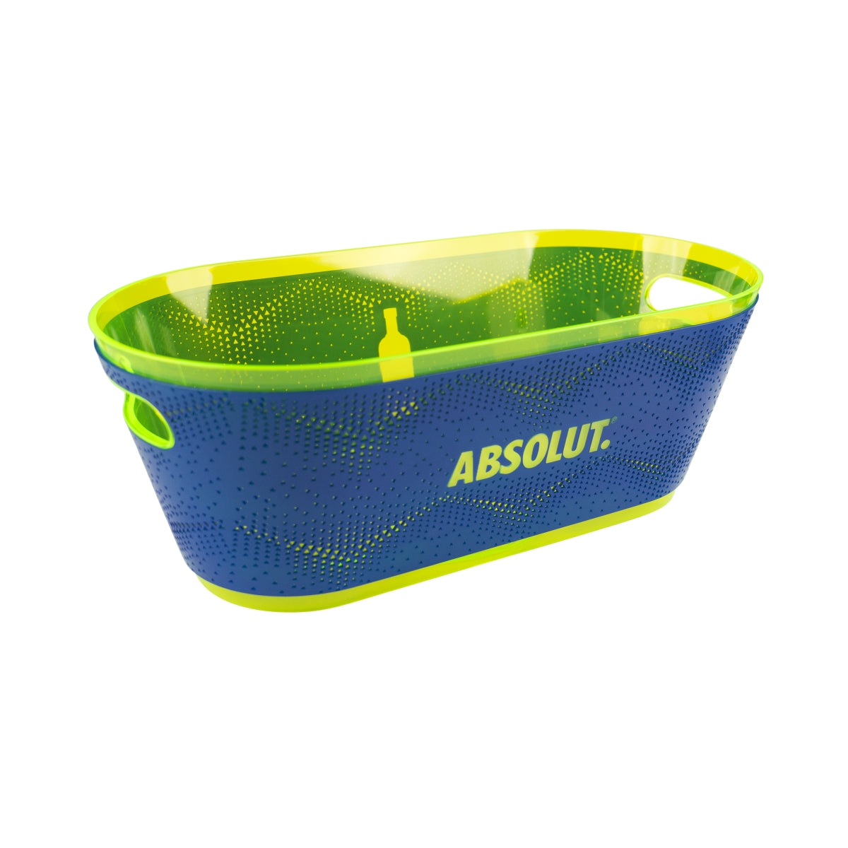 Absolutely Cool Bottle Cooler LED Cooler Ice Box Tray 50x25x19cm Ice Cubes Lumi