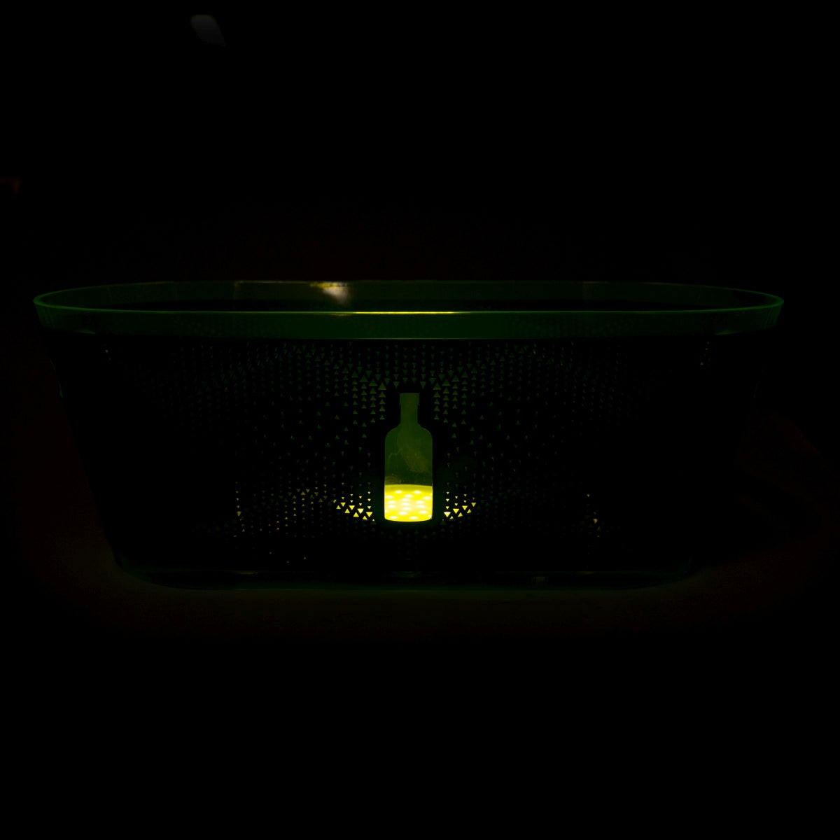 Absolutely Cool Bottle Cooler LED Cooler Ice Box Tray 50x25x19cm Ice Cubes Lumi – View 4