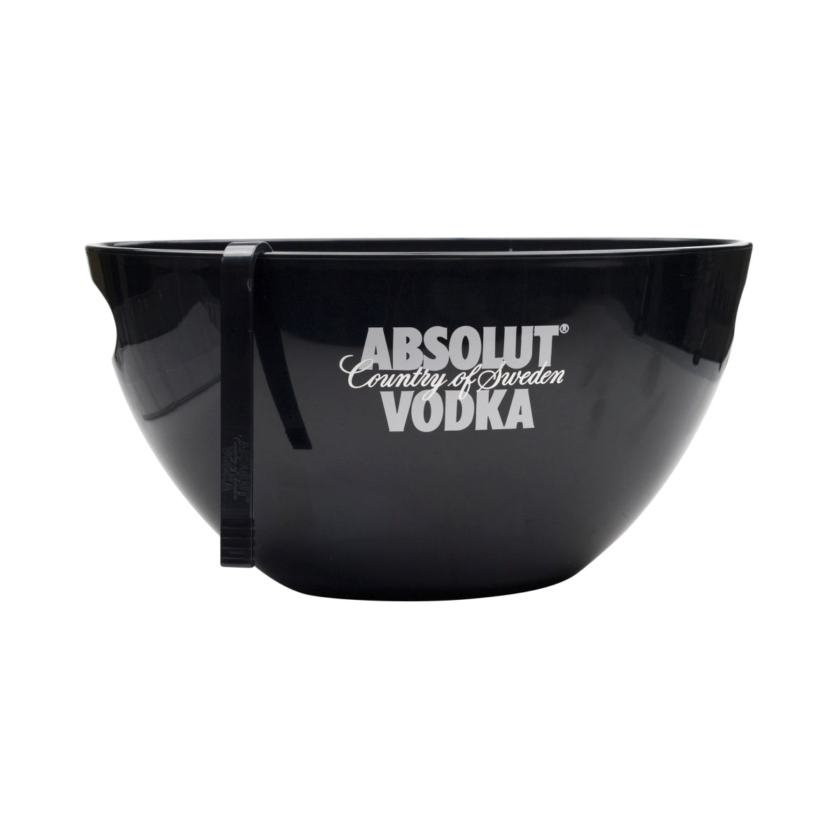 Absolut Vodka bottle cooler ice cube container black with divider