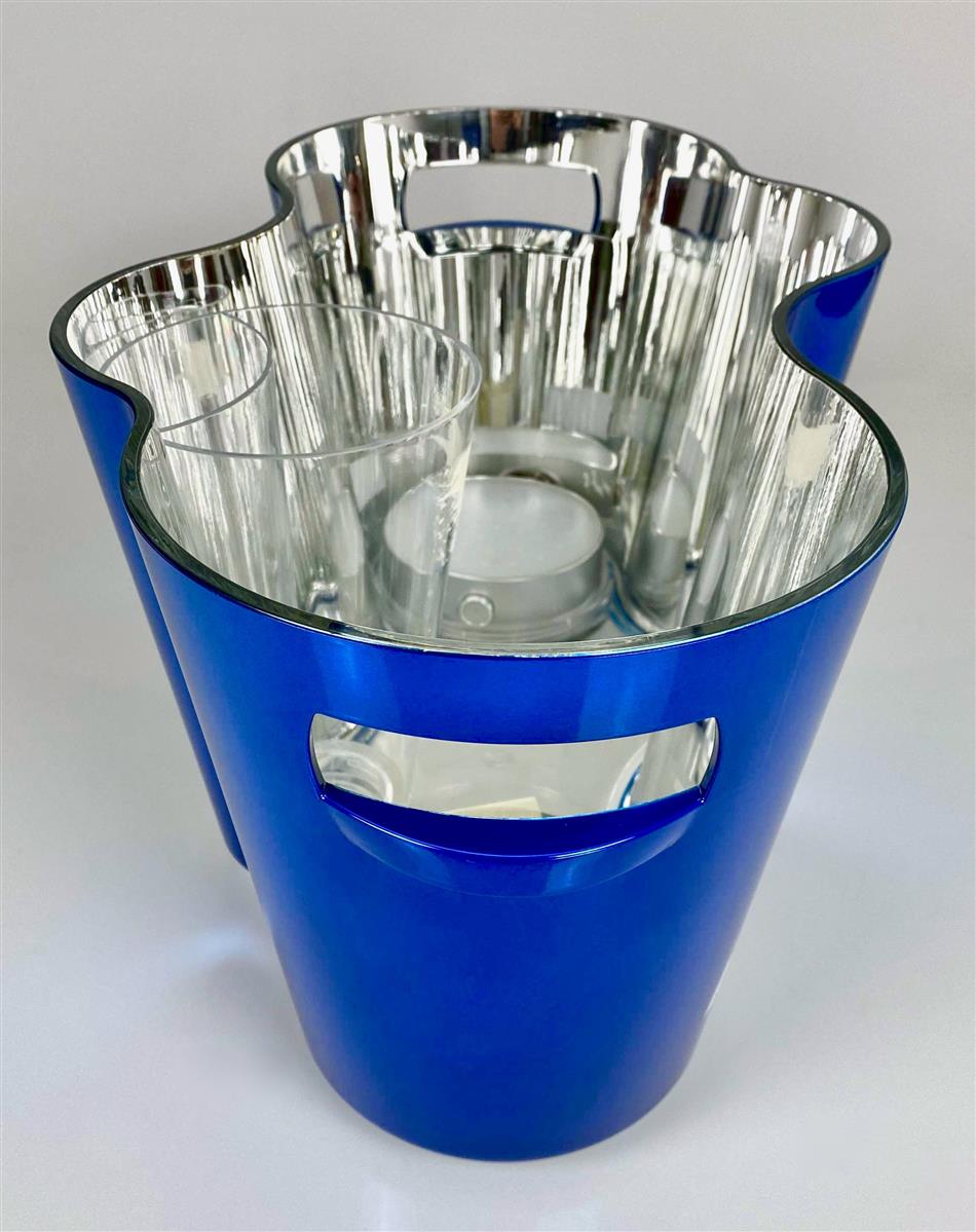 Absolut Vodka LED rechargeable bottle cooler Wavy New Wave ice box XXL illuminated bar – View 8