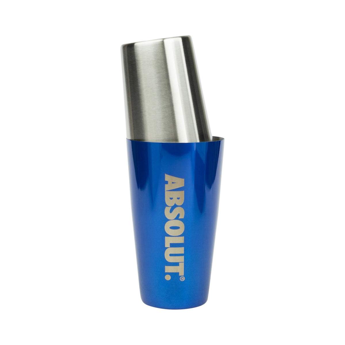 Absolut Vodka Shaker Boston Tin Cocktail Blue Long Drink Mixer Bartender Bar – View 2