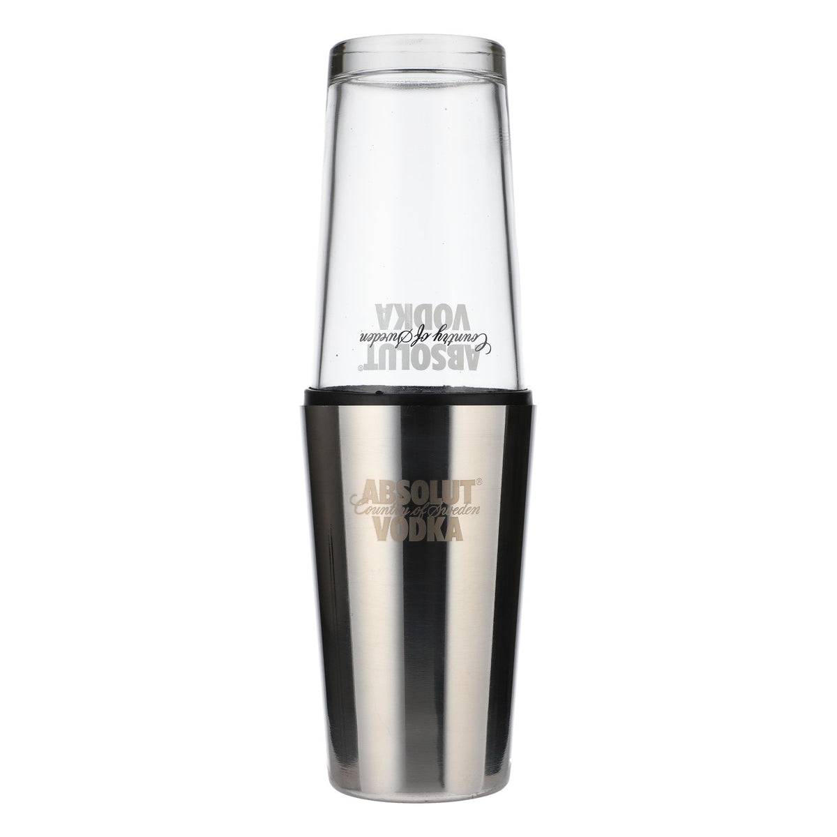 Absolut Vodka Shaker Stainless Steel Boston Shaker Stainless Steel Bar Accessories 2-piece