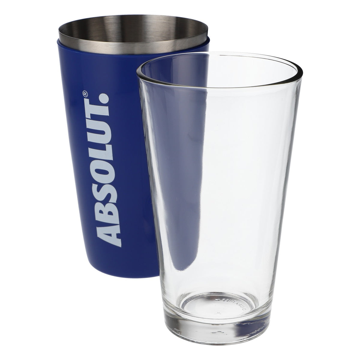 Absolut Vodka Shaker Stainless Steel Boston Shaker Stainless Steel Bar Accessories Blue 2-piece – View 4