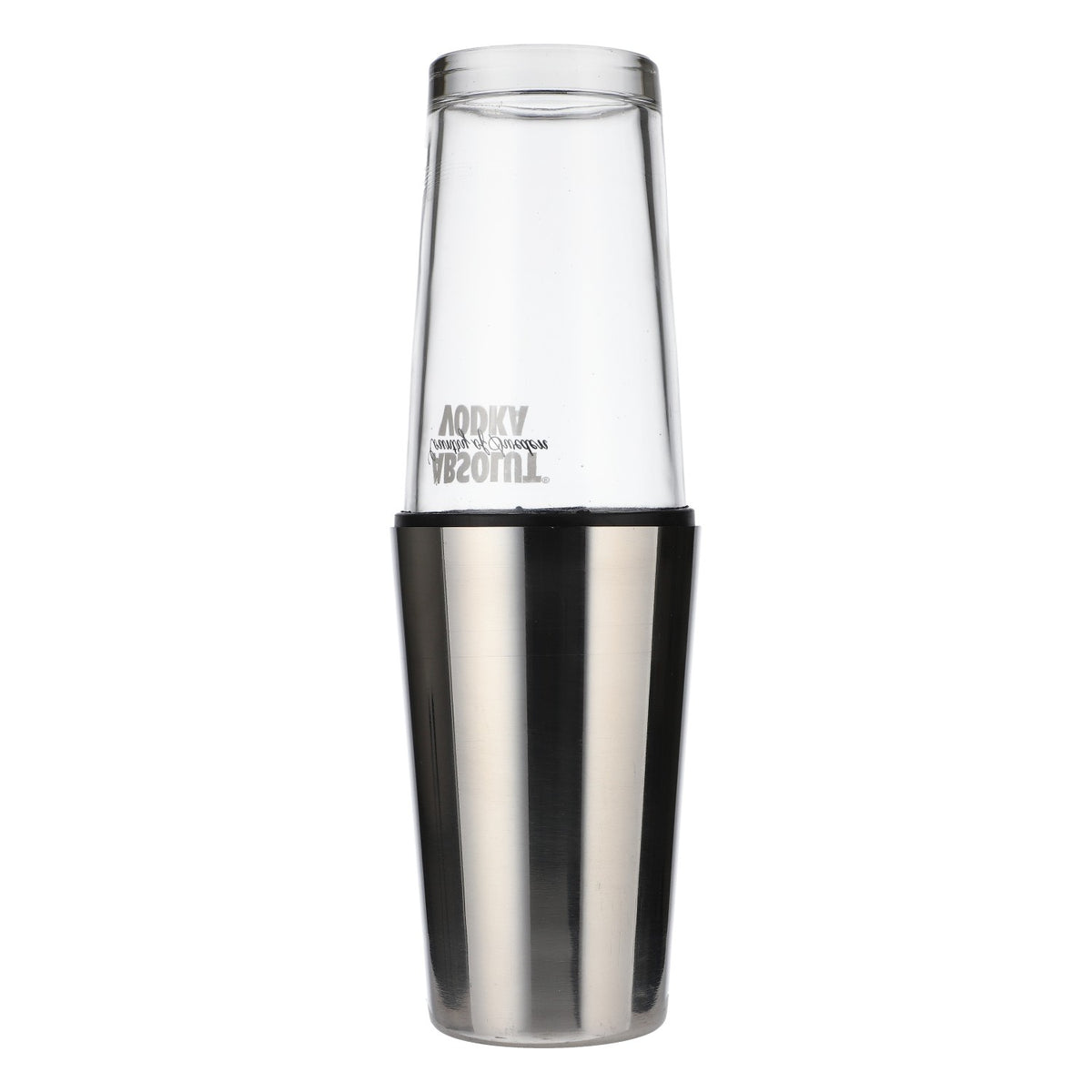 Absolut Vodka Shaker Stainless Steel Boston Shaker Stainless Steel Bar Accessories 2-piece – View 3