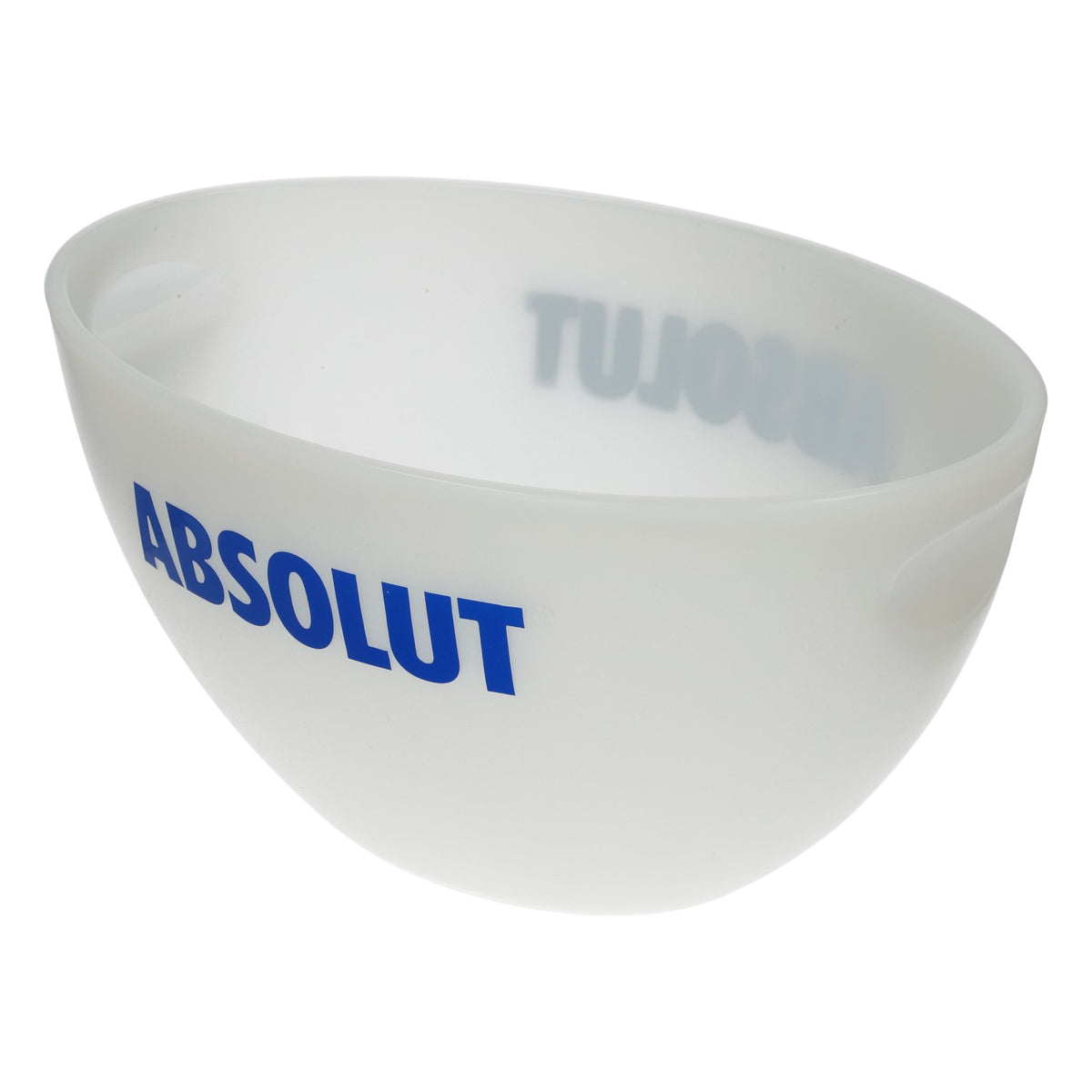Absolut Vodka XXL Ice Bucket Bottle Cooler, White with Blue Embossed Logo, Bar – View 4