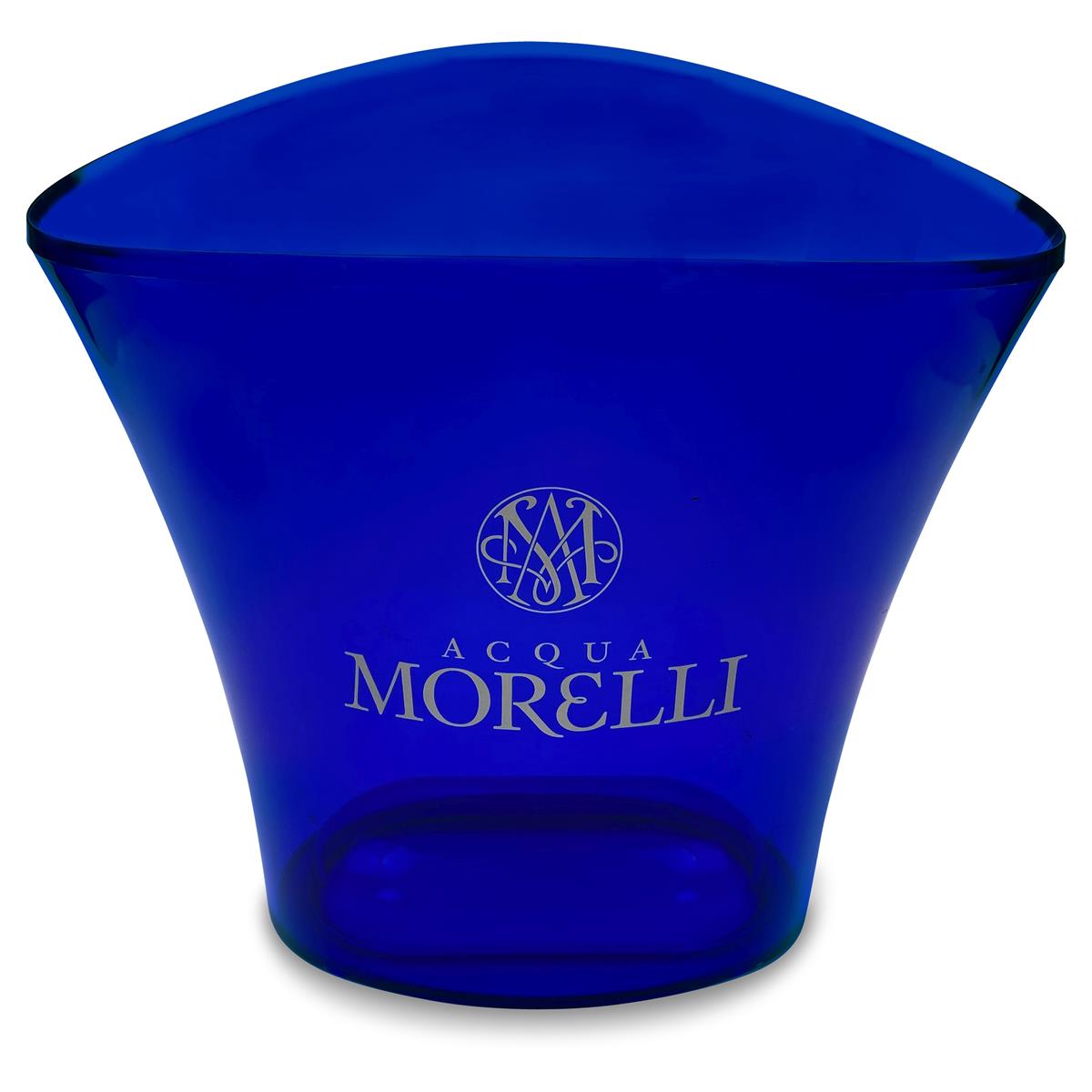 Acqua Morelli water bottle cooler ice cube tray blue open