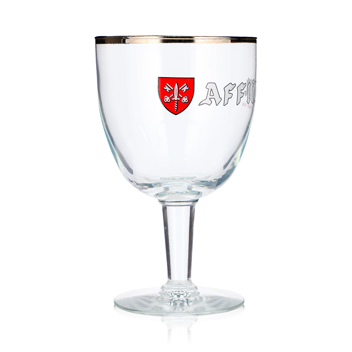 Affligem Beer Glass, 0.49 L, Goblet, Platinum Rim – View 3