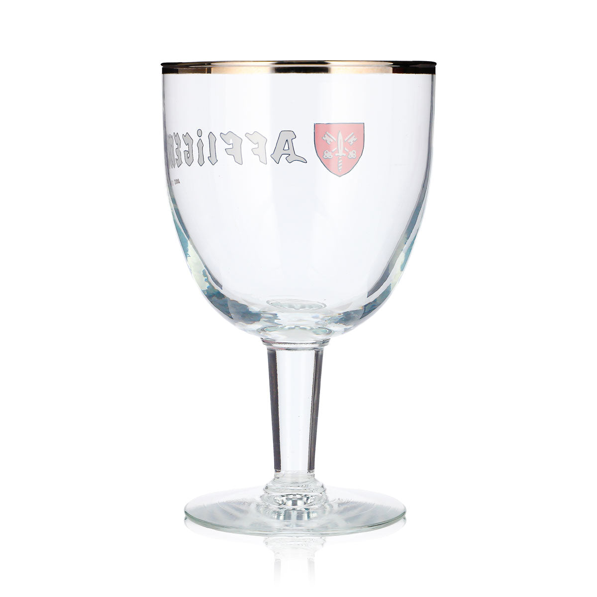 Affligem Beer Glass, 0.49 L, Goblet, Platinum Rim – View 4
