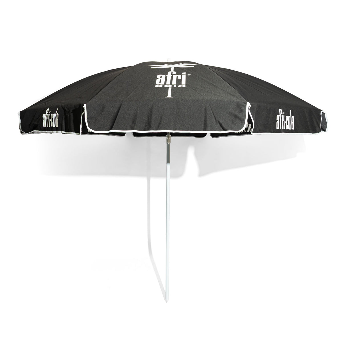 Afri Cola Soft Drink Parasol Sun Protection White Logo – View 2