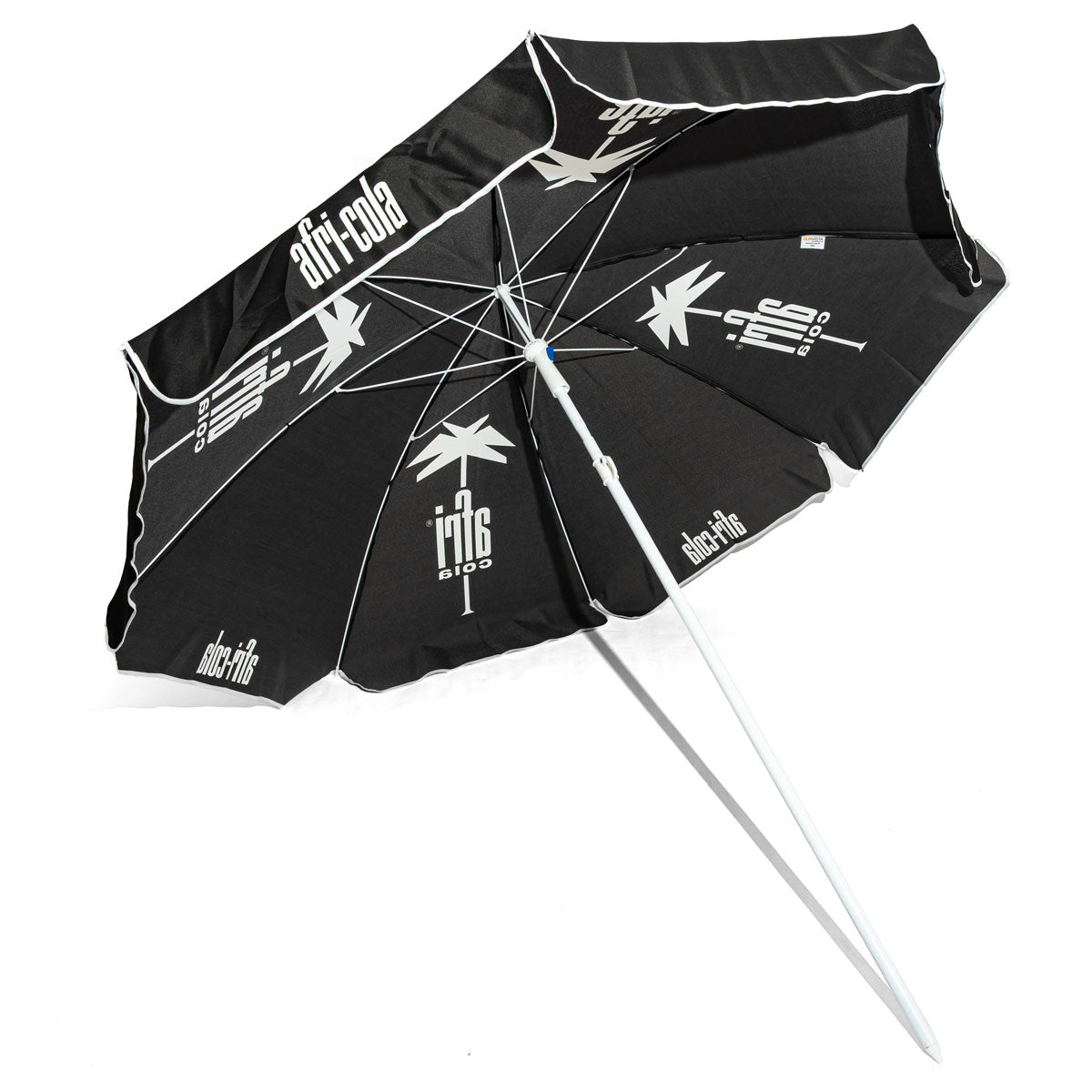Afri Cola Soft Drink Parasol Sun Protection White Logo – View 4