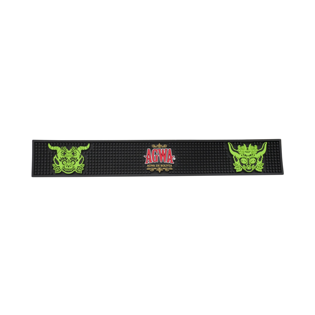 Agwa de Bolivia Bar Mat 60x9cm Runner Glass Mat Drip Rubber Counter Mat