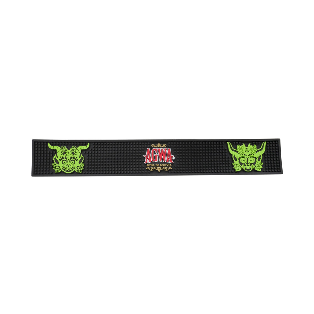 Agwa de Bolivia Bar Mat 60x9cm Runner Glass Mat Drip Rubber Counter Mat