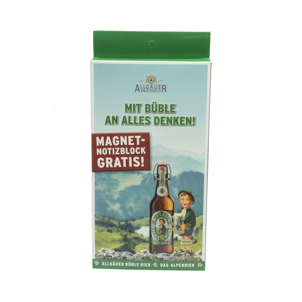 Algäuer Büble Beer Magnet Notepad Paper Pen Shopping Bar Kitchen Helper Wood – View 2