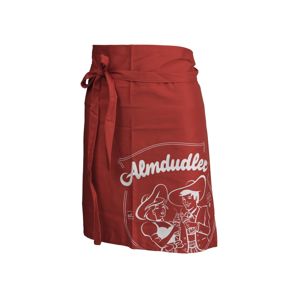 Almdudler waiter apron, waist tie, short sleeves, service, catering, bar