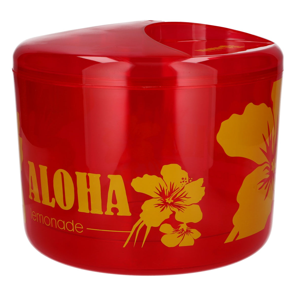 Aloha Soft Drink Cooler, Bottle Cooler, Lemonade, Red, New, Plastic Champagne Cooler – View 3