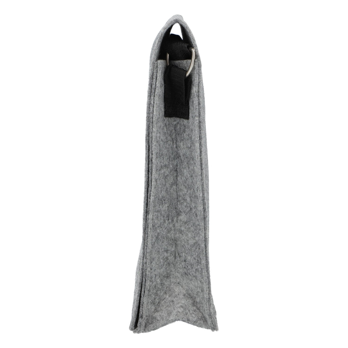 Altenmünster Beer Bag, Felt, Gray with Green Logo, Shoulder Bag – View 3