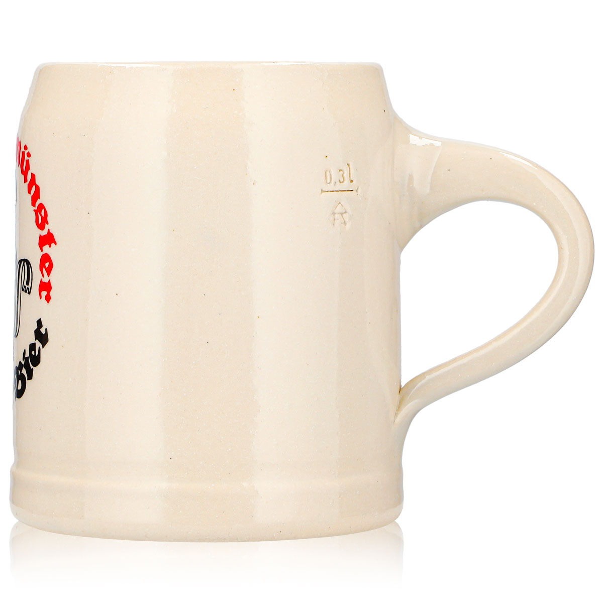 Altenmünster Beer Mug, 0.3 L, Clay, Seidel, Glass, Earthenware – View 5