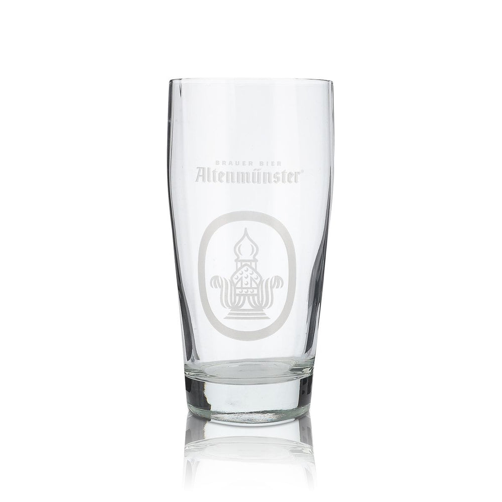 Altenmünster Glass 0.5l Beer Glass Willi Mug Trophy Relief Cut Glass Set
