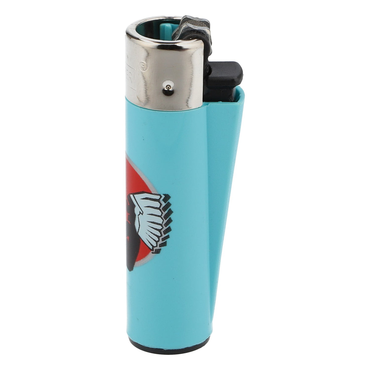 American Spirit Tobacco Lighter Classic Large Blue Reusable Clipper – View 3