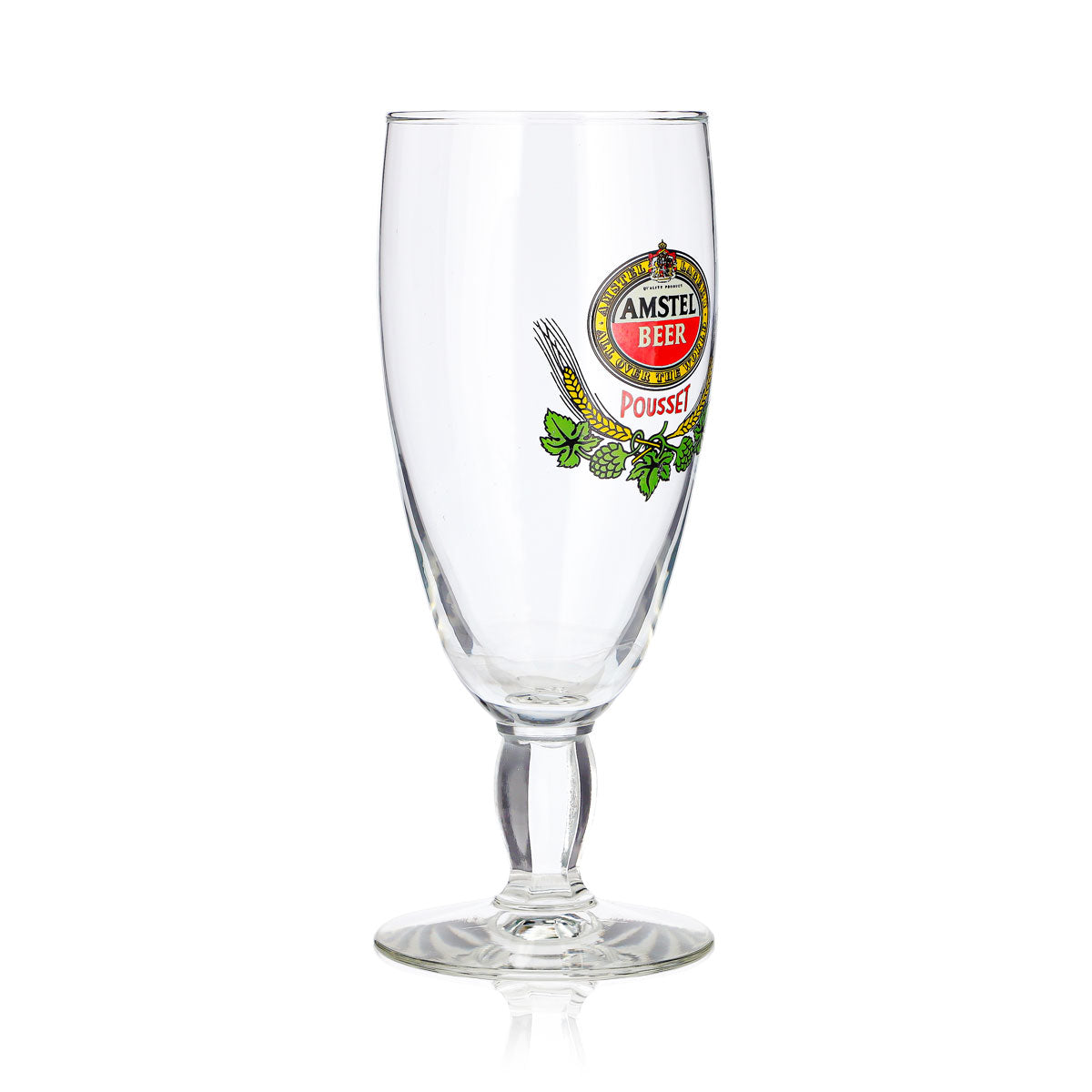 Amstel Beer Glass, 0.33 L, Pousset Cup, Square Stem, Durobor – View 3