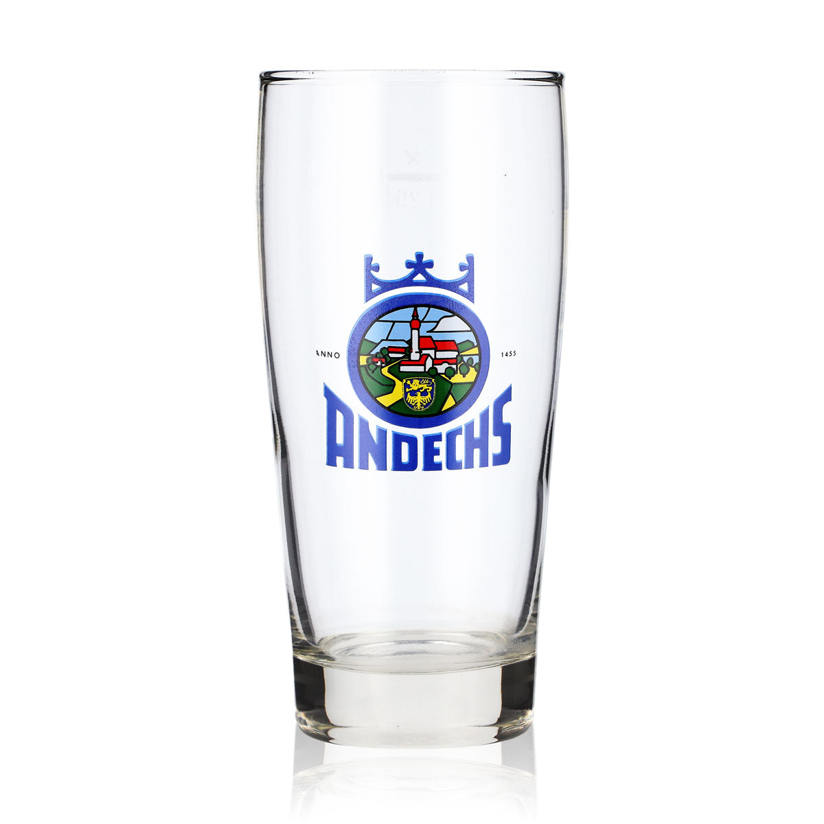 Andechs Beer Glass Beer Glasses Glasses 0.25l Mug Old Logo Blue