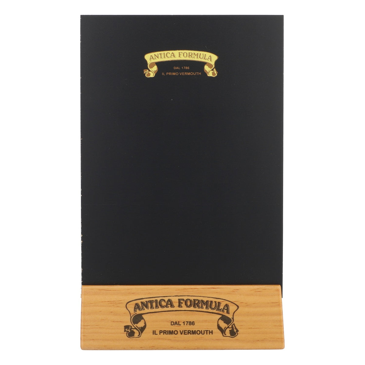 Antica Formula Vermouth Table Display Price Board Chalkboard Wood – View 2