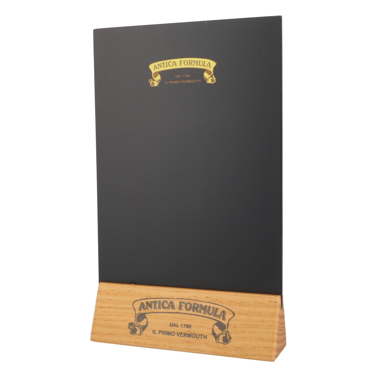Antica Formula Vermouth Table Display Price Board Chalkboard Wood – View 4