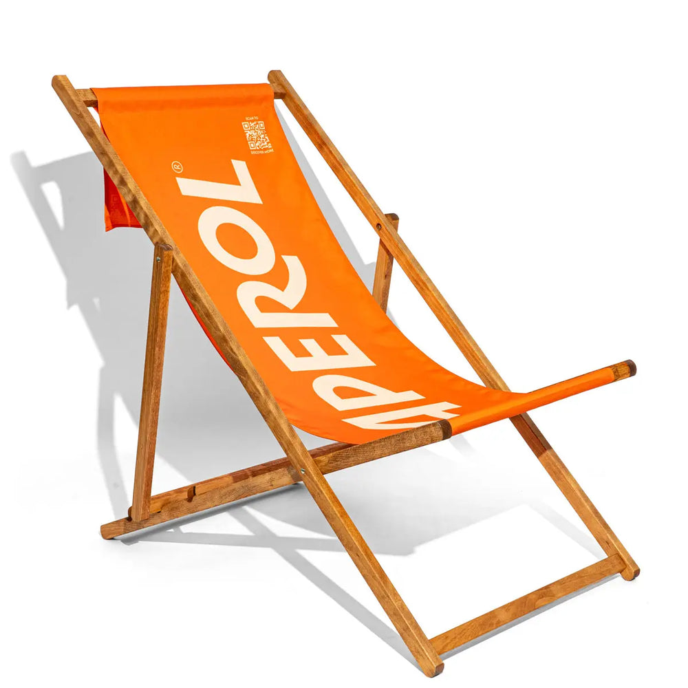 Aperol Deck Chair Folding Beach Garden Lounge Camping Lounger Furniture