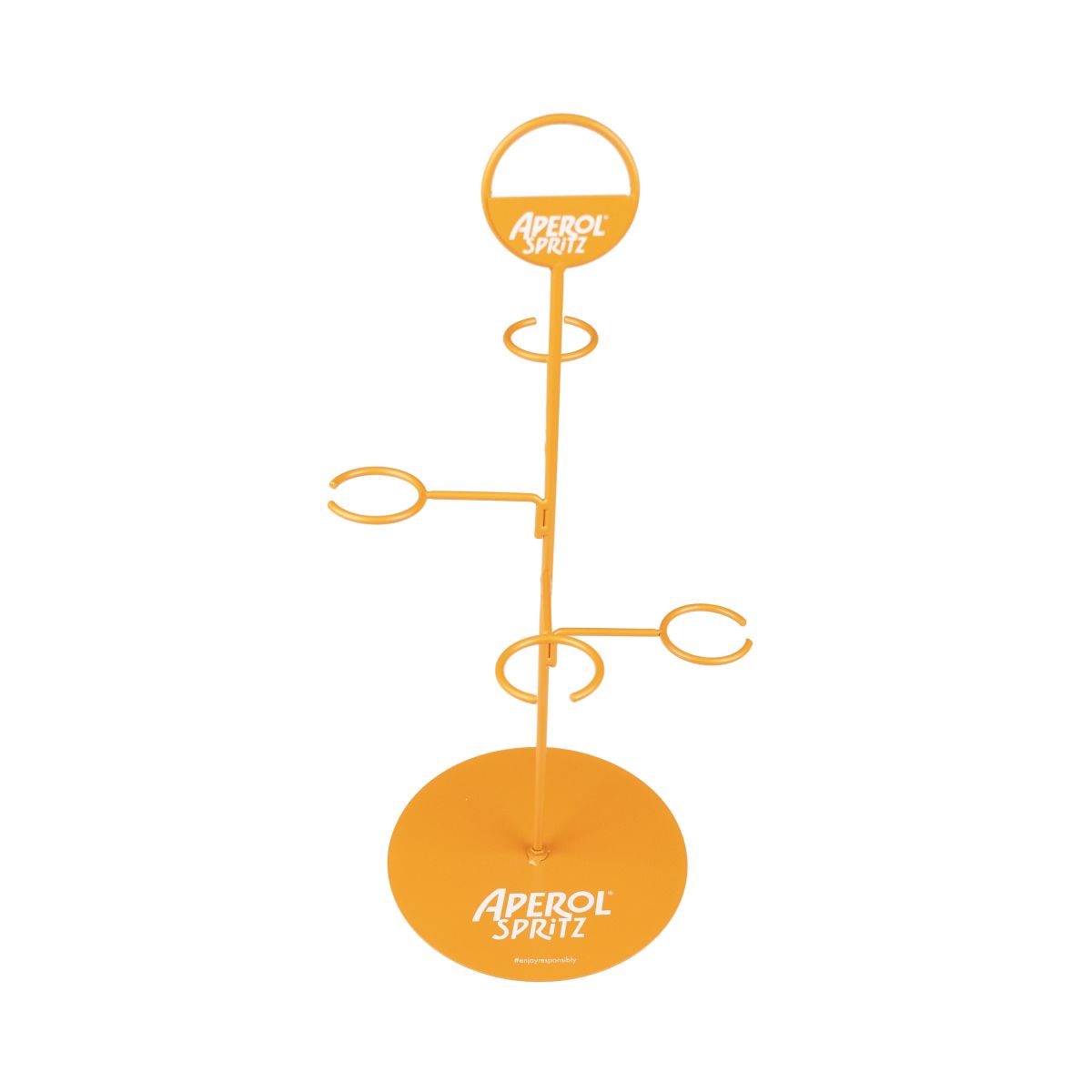 Aperol Spritz Glass Tree 4 Glasses Holder Display Decorative Gastro Advertising Merchandise