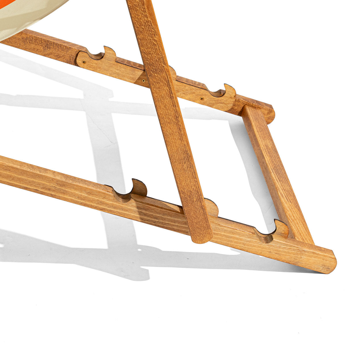Aperol Spritz Deck Chair Beach Chair Patio Chair White Wood Frame Lettering Liqueur – View 4