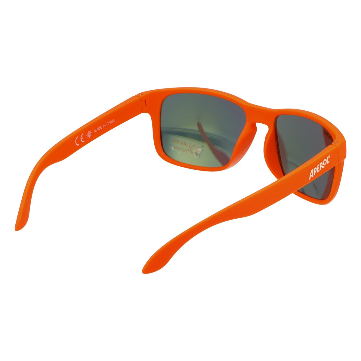 Aperol Spritz Liqueur Sunglasses UV 400 New Version 2025 Orange with White Logo – View 4