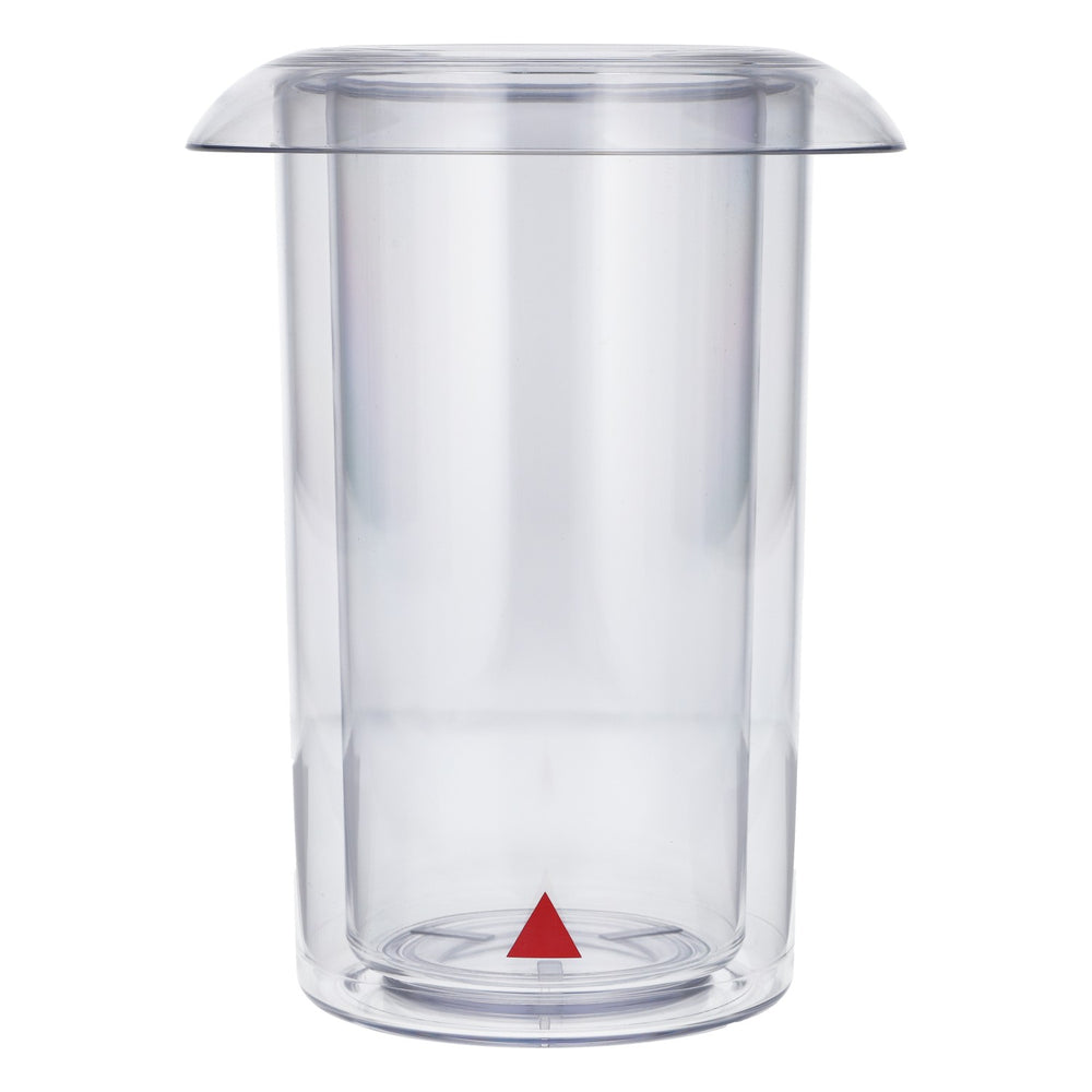 Apollinaris Water Bottle Cooler, Clear, No Logo, Double-Walled