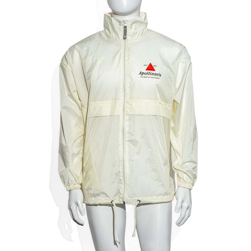 Apollinaris water jacket windbreaker size M Apollinaris logo