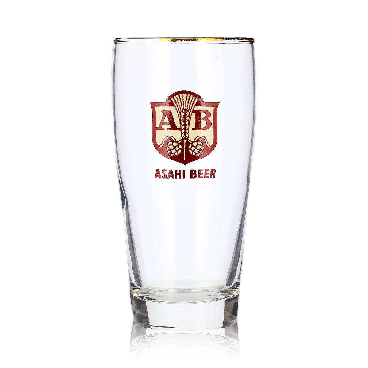 Asahi Beer Glass, 0.25 L, Gold-Rimmed, Japan – View 2