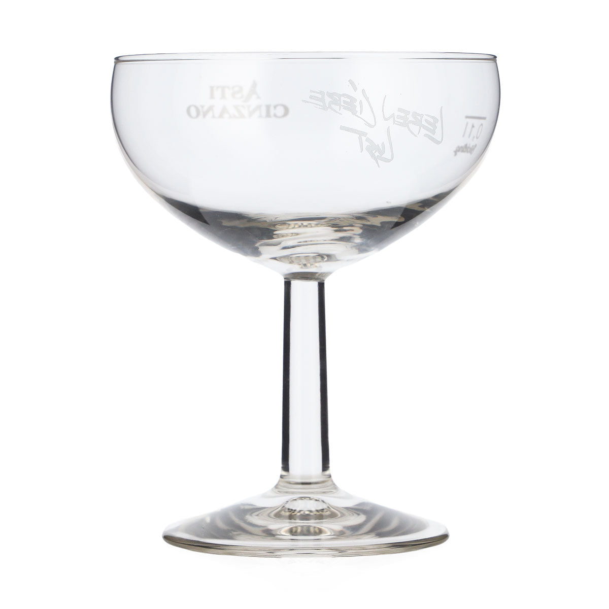 Asti Cinzano Sparkling Wine Glass 0.1l Sparkling Wine Bowl Life Love Pleasure Böckling – View 3