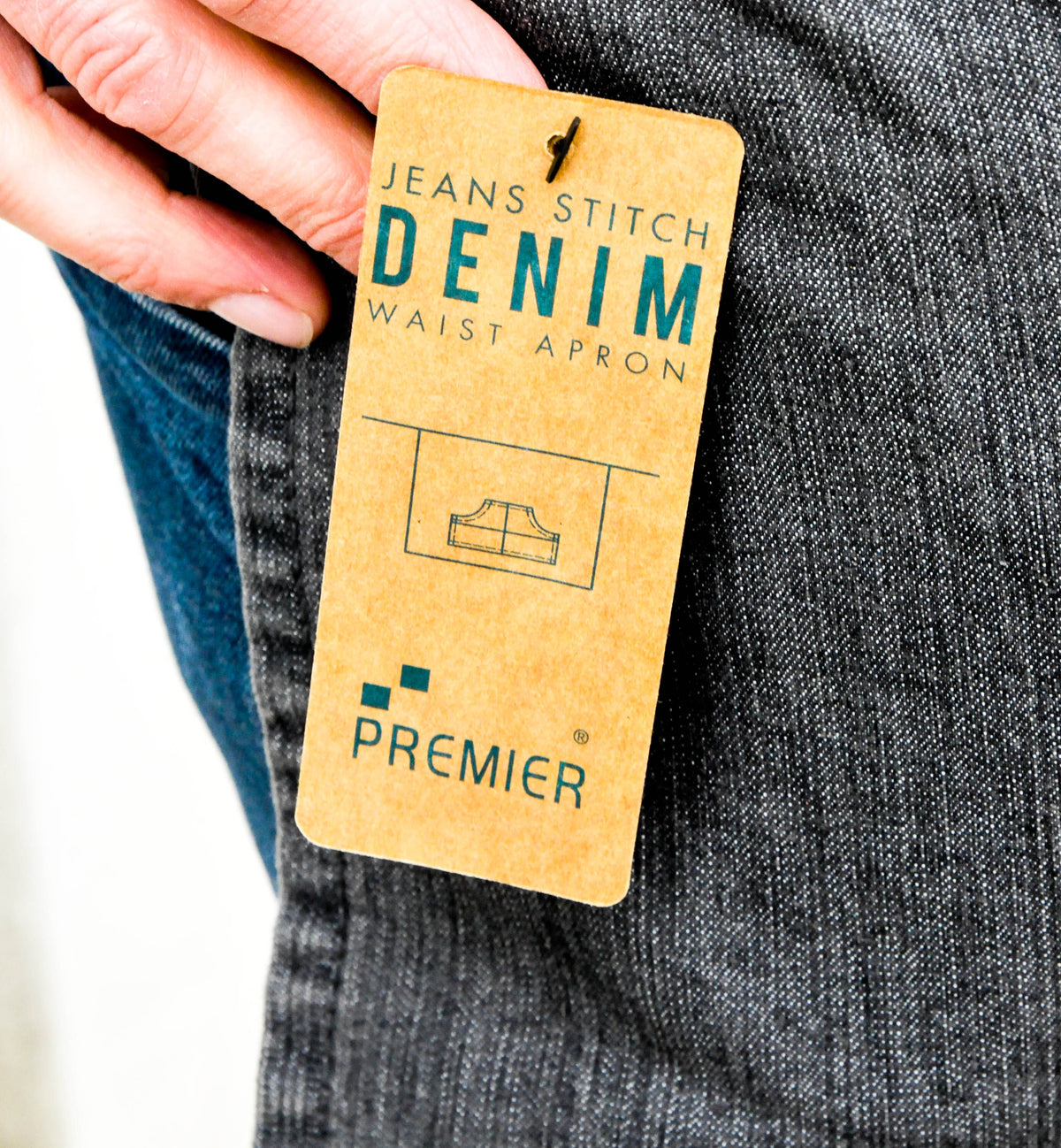 Astra Beer Denim Grill Apron Serving Apron Denim Short Version – View 3