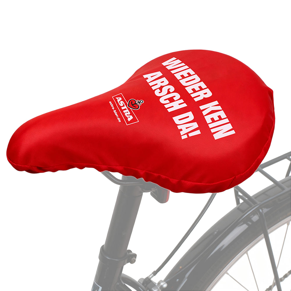 Astra Beer Bike Seat Cover, Red Nylon, Kiez Hamburg No ass again