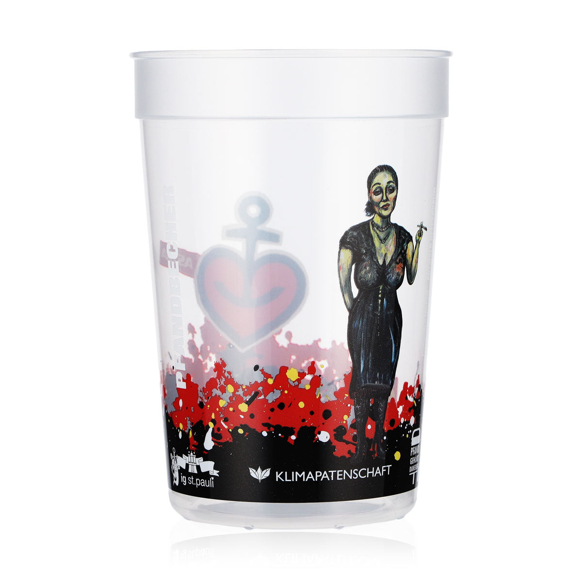 Astra Beer Glass Mug Reusable Hard Plastic 0.4l Reeperbahn Domenica Niehoff – View 4