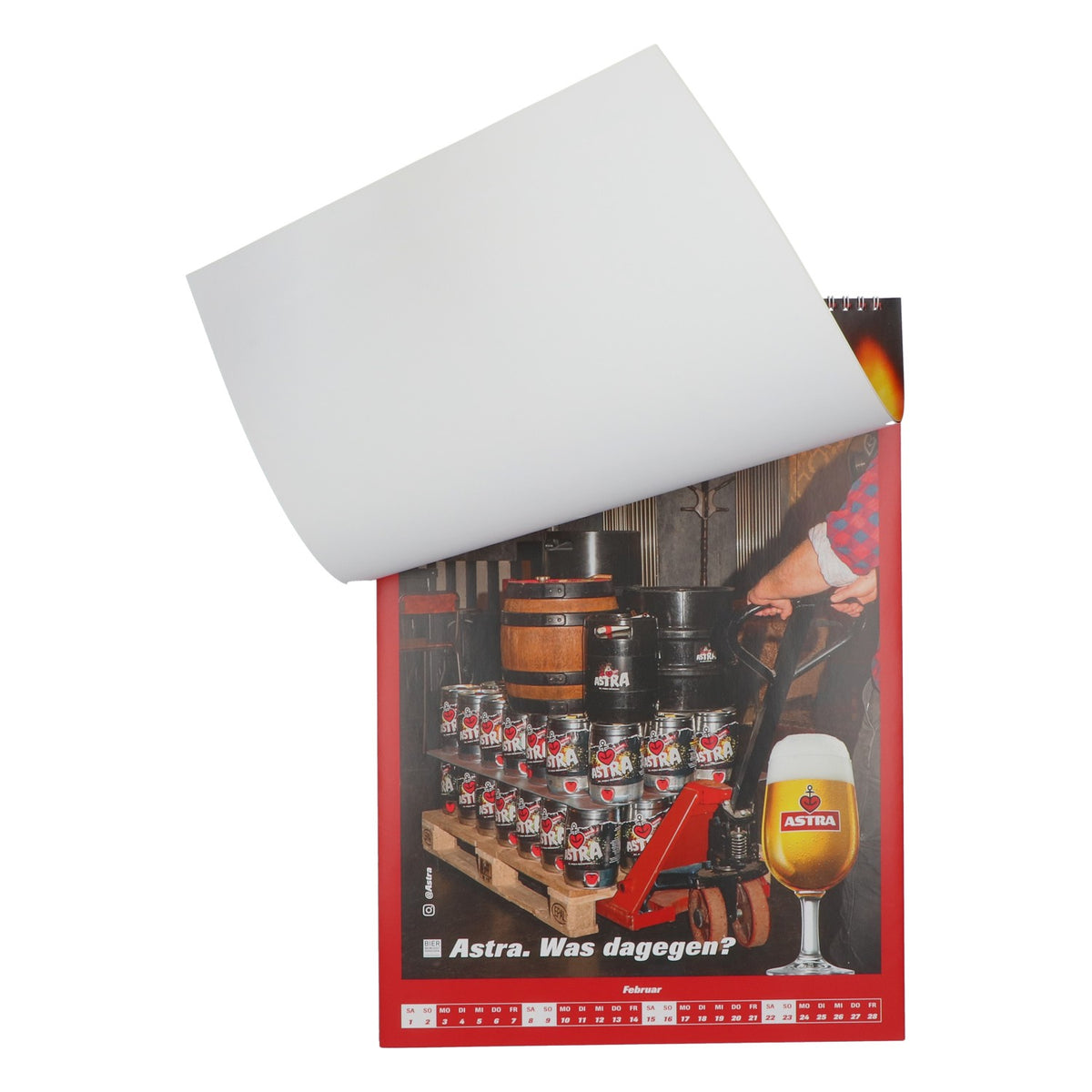 Astra Beer Calendar 30x42 cm "SHE CAN SEE CLEARLY NOW" 2025 – View 3