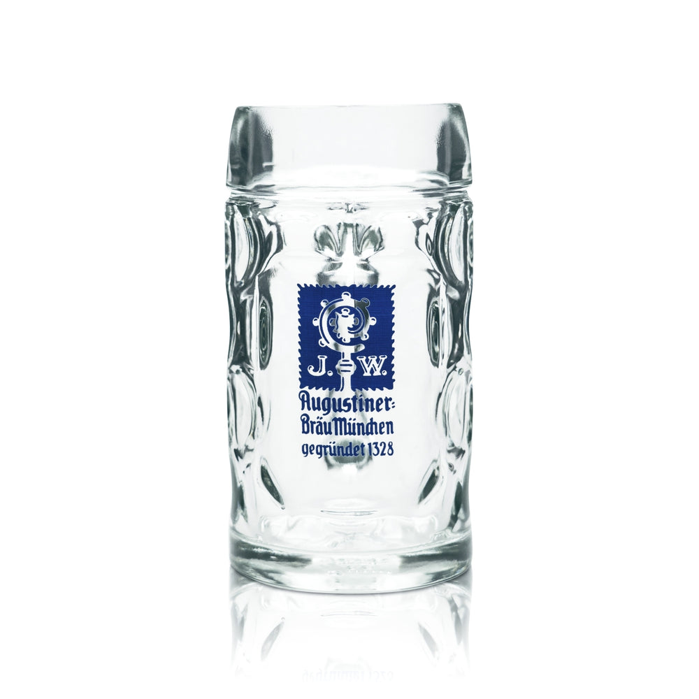 Augustiner Beer Glass 0.5l Mug Isar Seidel Munich Light Glasses Mugs Brewery