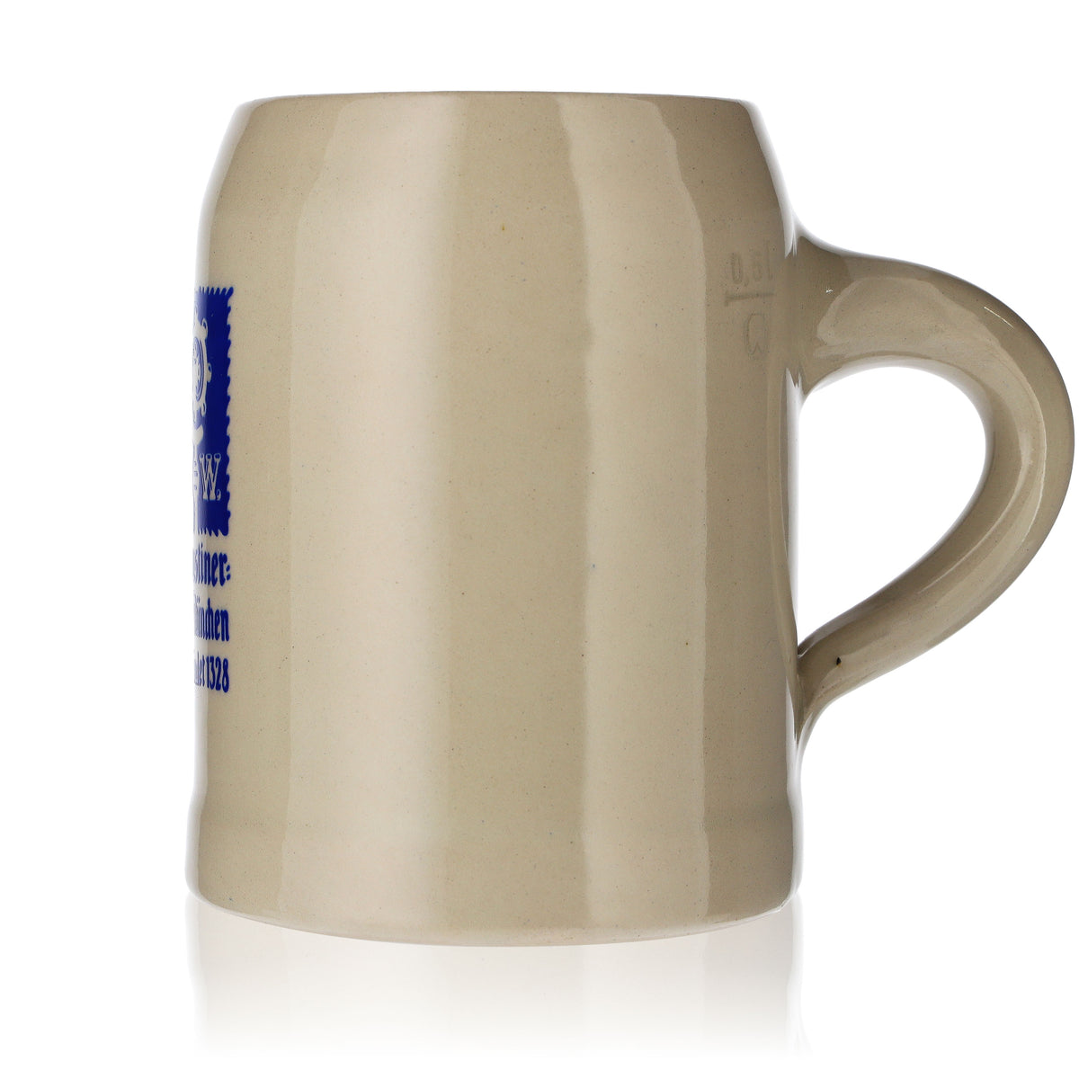 Augustiner beer glass Beer mug Collector's mug Tankard 0.5l Clay mug Beige – View 5